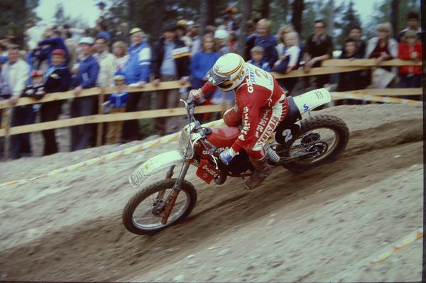 Gaston Rahier ja Gilera Salo GP-125cc 1980